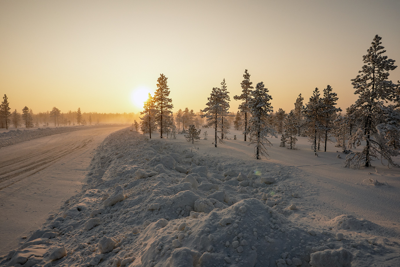 Rallye Training, Rowaniemi, Finnland