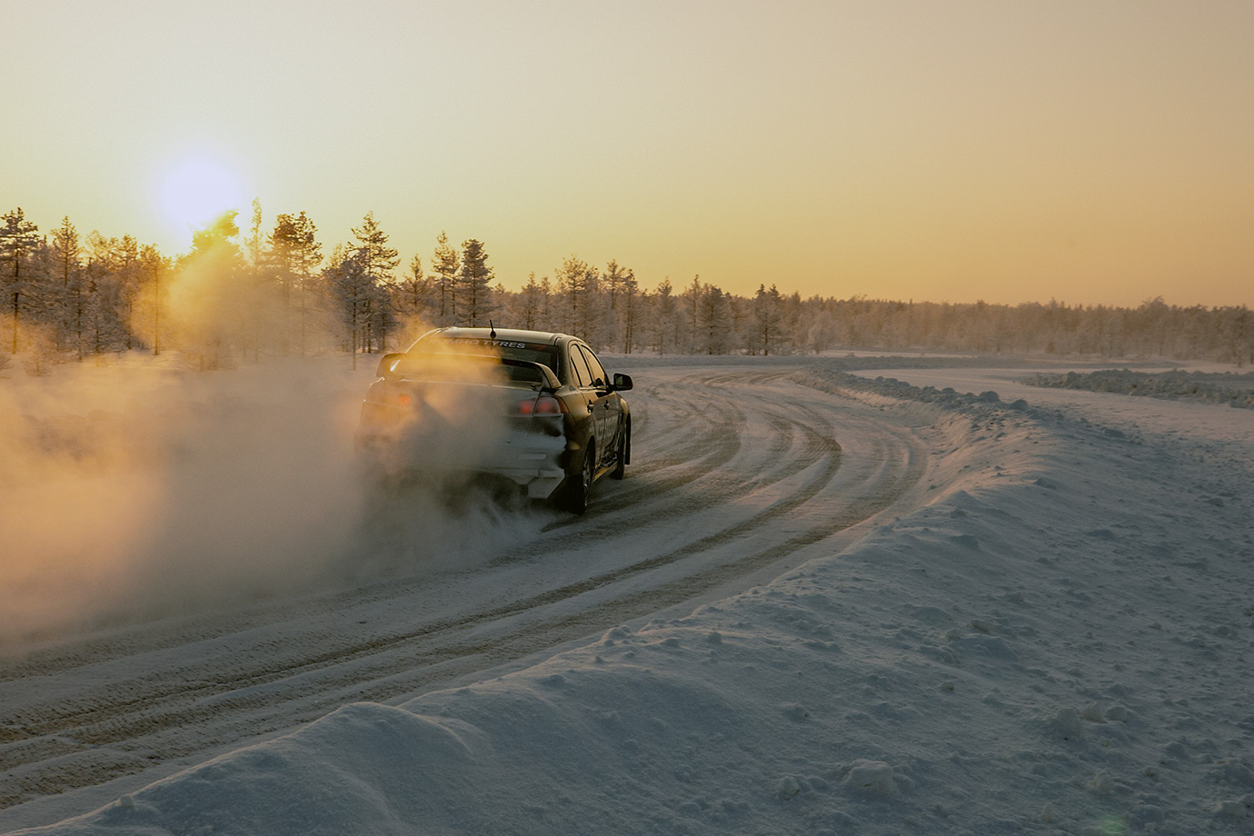Rallye Training, Rowaniemi, Finnland